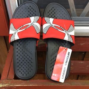 Under Armour Boys Slides